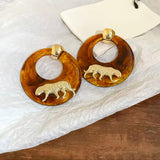 The "Catwalk" Tortoise Hoops