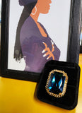 The "Blue Dynasty" Vintage Statement Ring