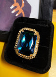 The "Blue Dynasty" Vintage Statement Ring